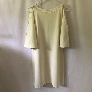 Trina Turk White Dress with Flared Sleeves